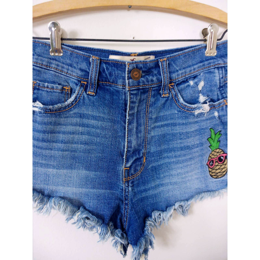 Hollister Women 0 Destroyed Cutoff High Rise Short - Picture 5 of 7
